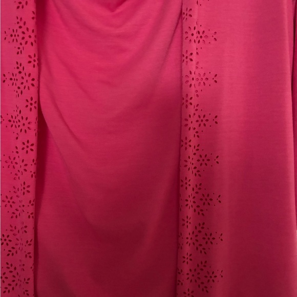 Pink size Medium R.Q.T. Top with attached jacket - Picture 2 of 4